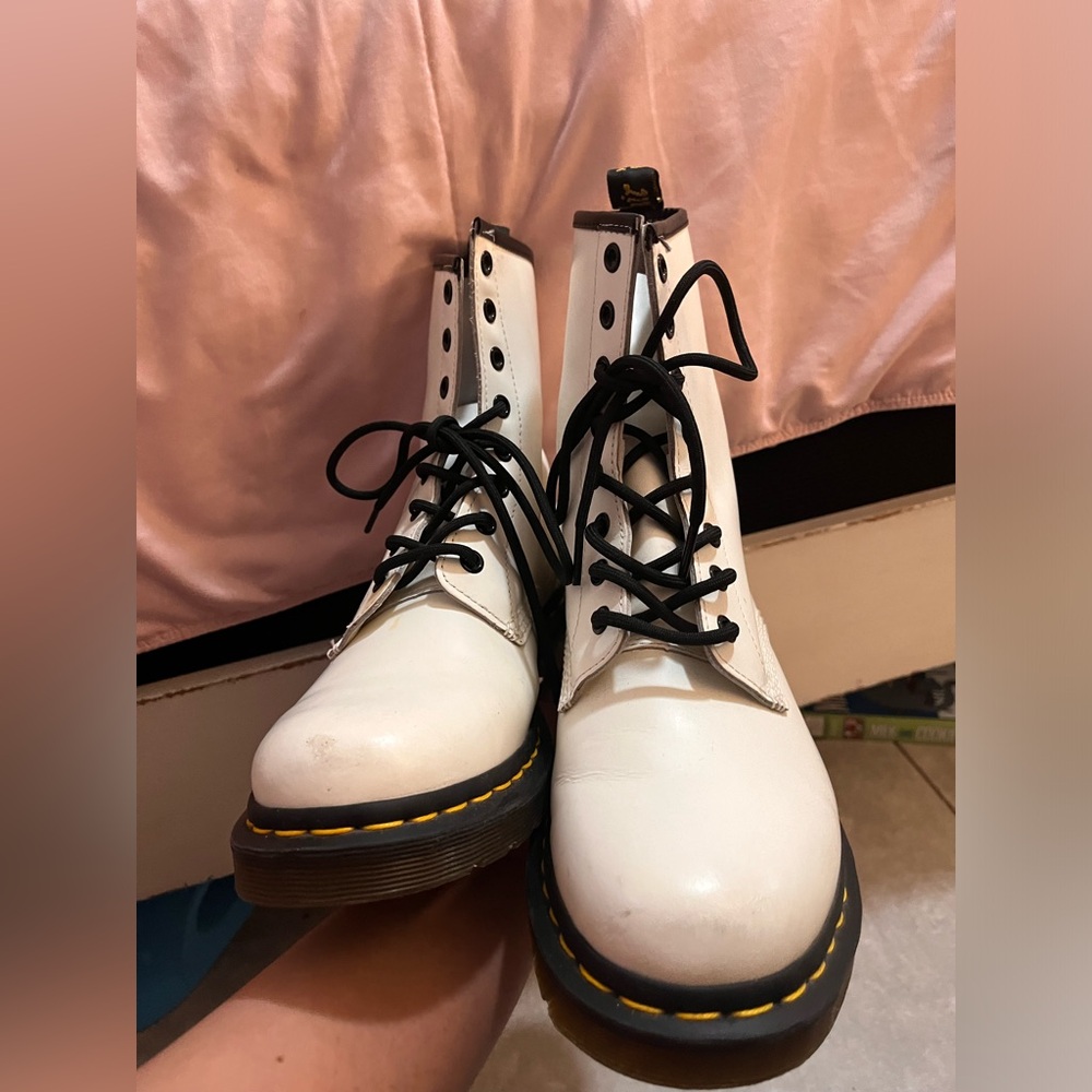White Dr martens